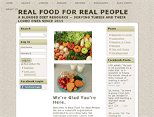 Tablet Screenshot of foodfortubies.org